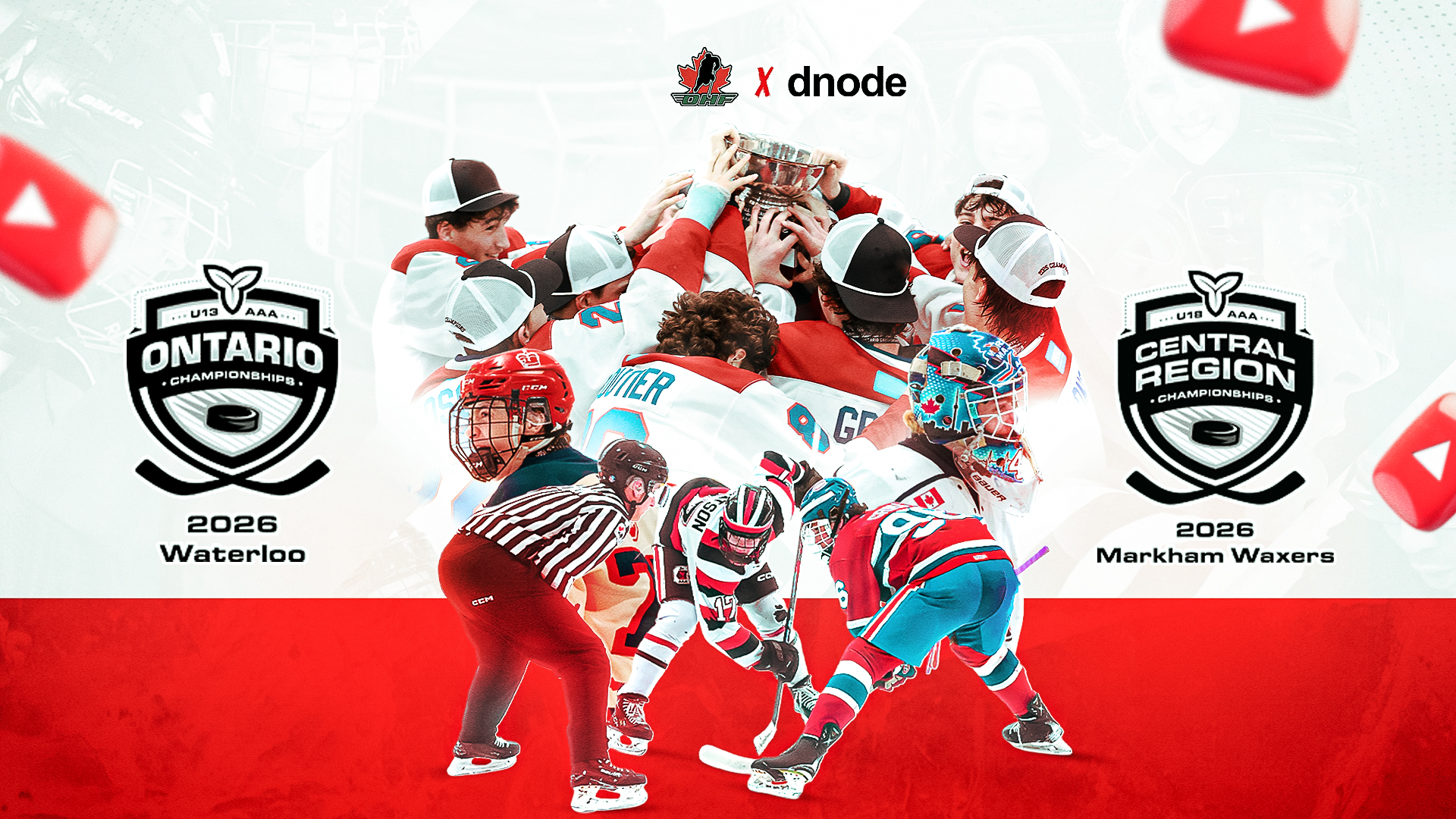 OHF Partners with DNODE to Livestream U13AAA & U18AAA Championships