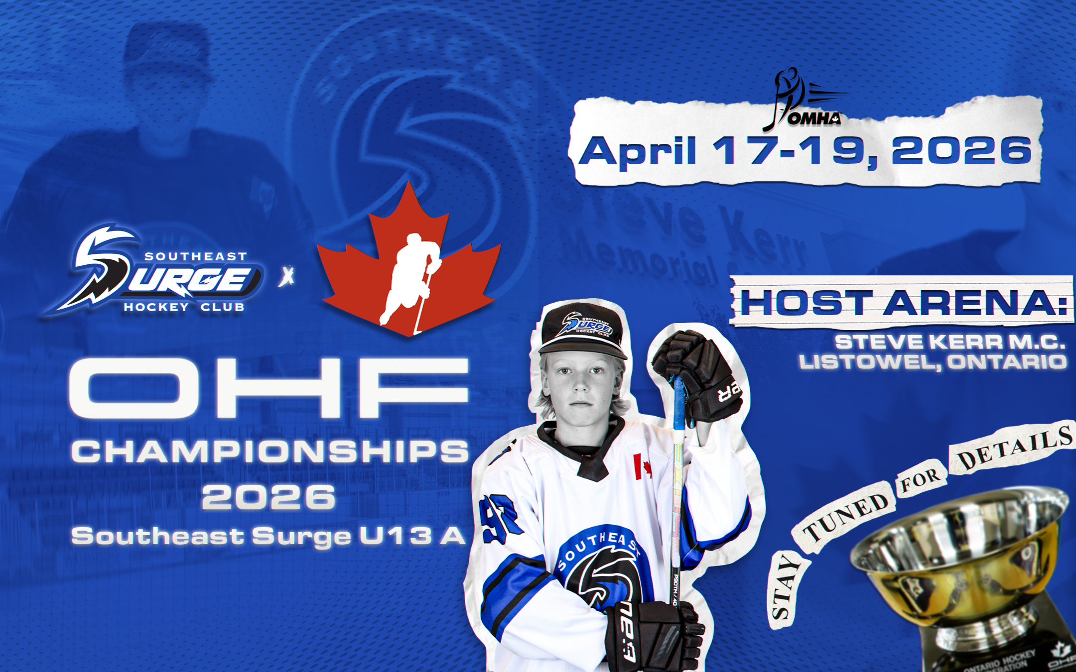 SouthEast Surge to Host 2026 U13 A OHF Championships