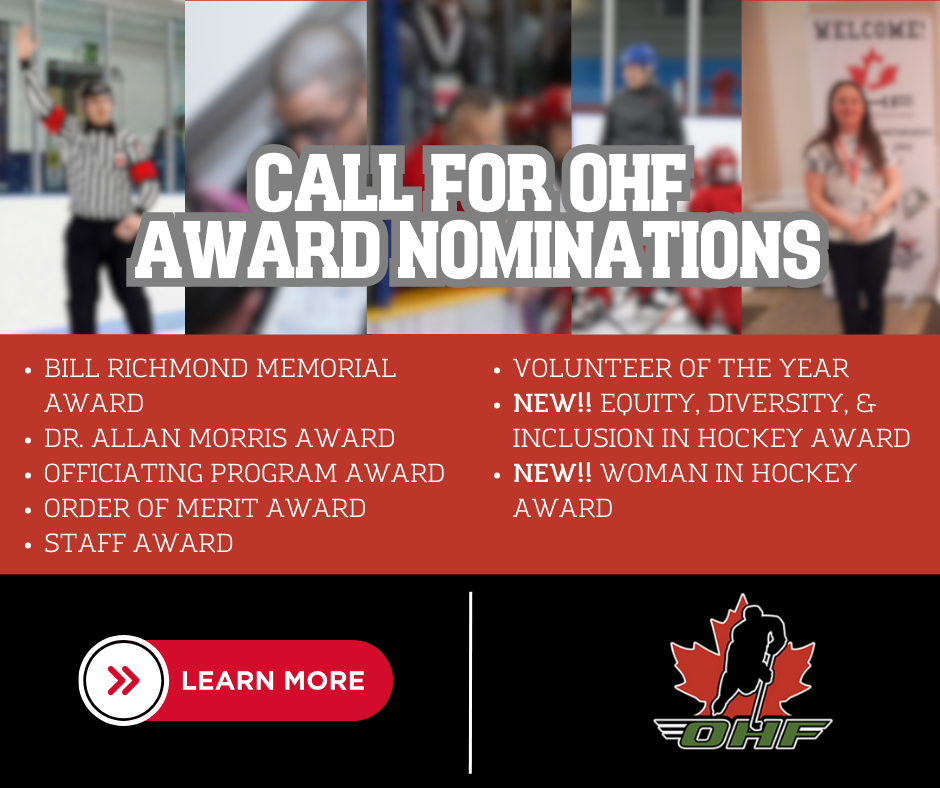 OHF Award Nominations are now open!