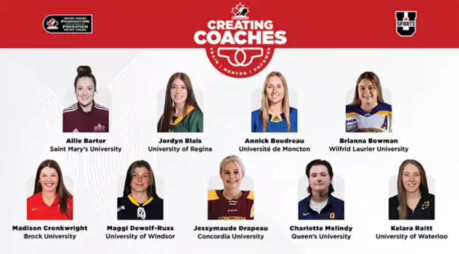 Student-Athletes Added to Hockey Canada's Creating Coaches Program