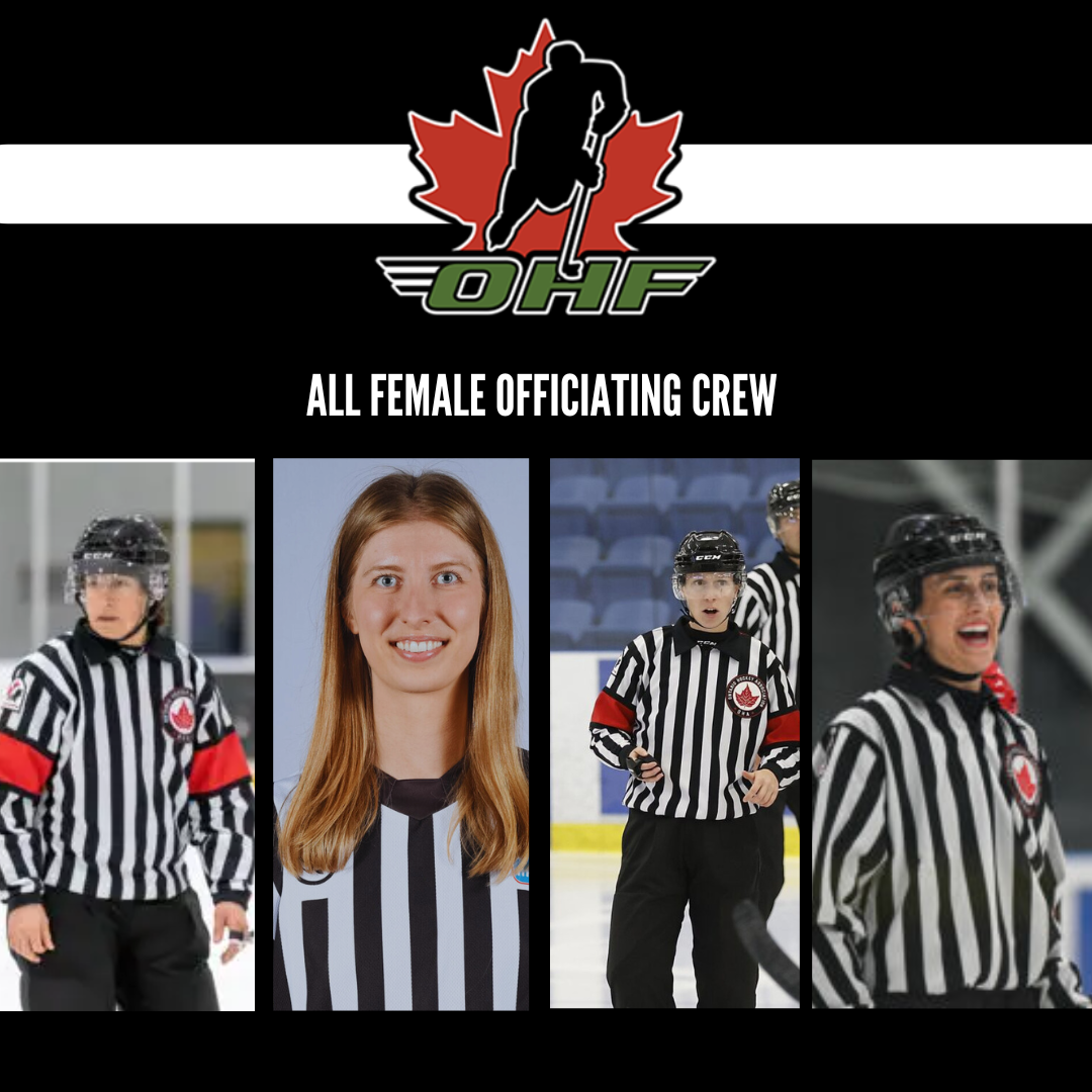 First Ever All-Female Officiating Crew - Historic Day!