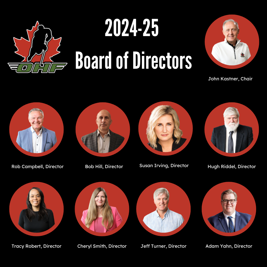 2024-25 OHF Board of Directors Announced